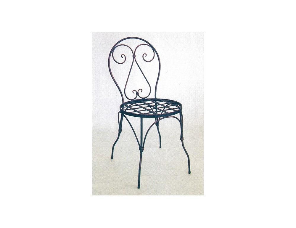 Eisenstuhl "Erika" - Schmiedeeisen Profi