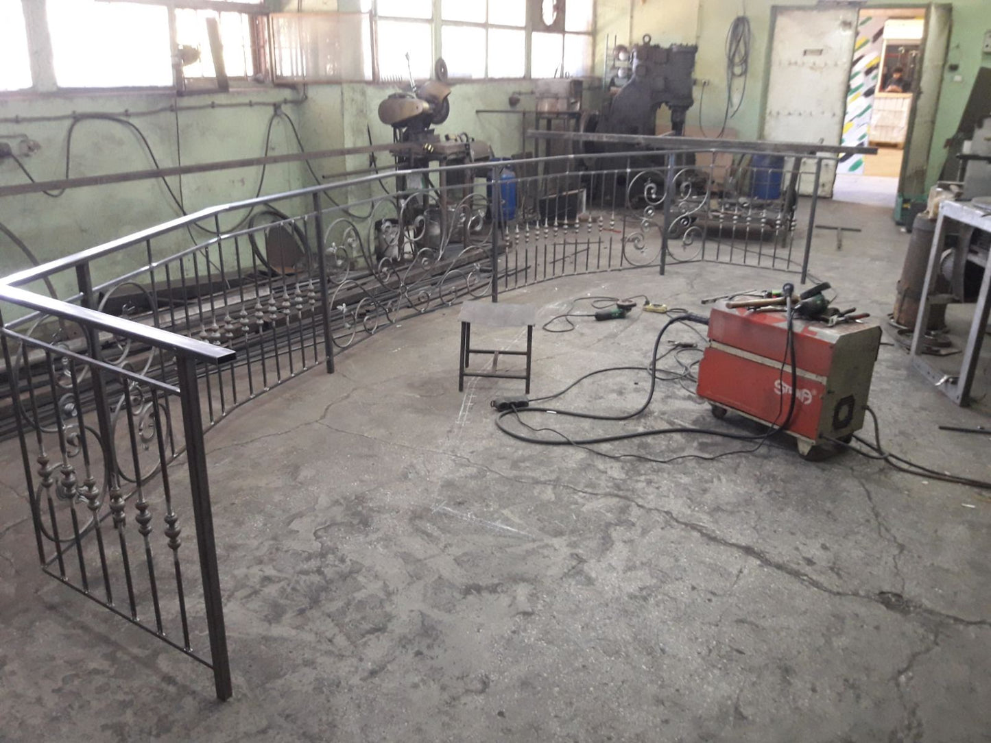 Balkongeländer aus Schmiedeeisen ``Bodensee``