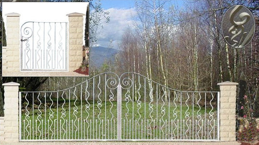 Gartentor aus Schmiedeeisen ''Blankenese'' - Schmiedeeisen Profi