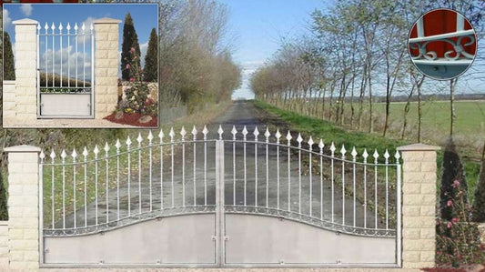 Gartentor aus Schmiedeeisen ''Charlottenburg'' - Schmiedeeisen Profi