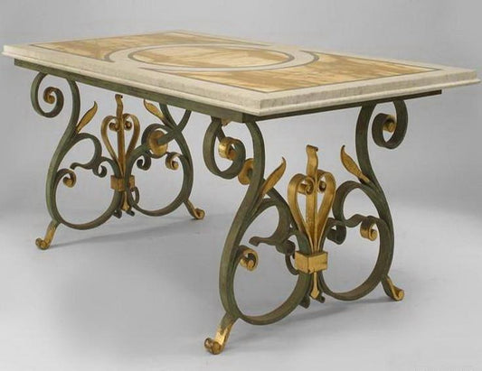 Esstisch aus Schmiedeeisen ''Charlottenburg'' - Schmiedeeisen Profi