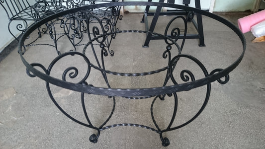 Gartentisch mit Glasplatte ''Blankenese''