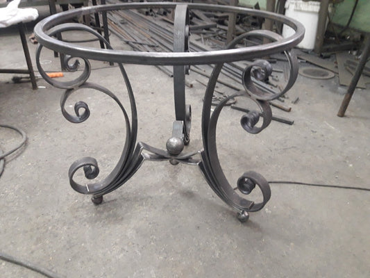 Kaffeetisch aus Schmiedeeisen ''Wannsee''