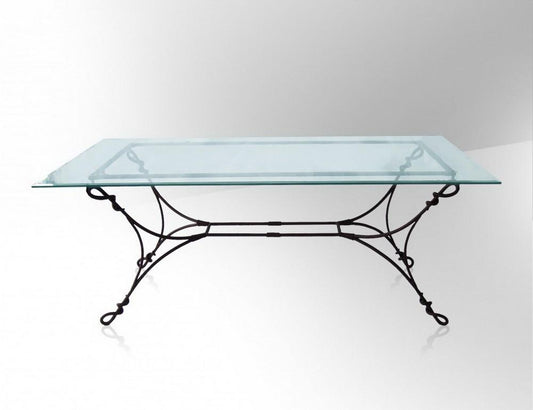 Esstisch aus Schmiedeeisen ''Heidi'' - Schmiedeeisen Profi