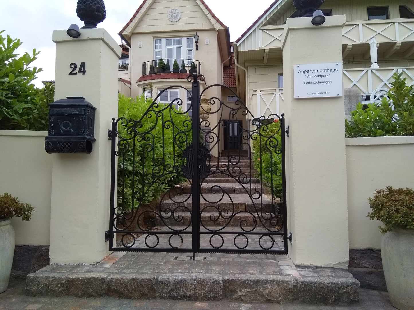 Hoftor Schmiedeeisen Bayern 015