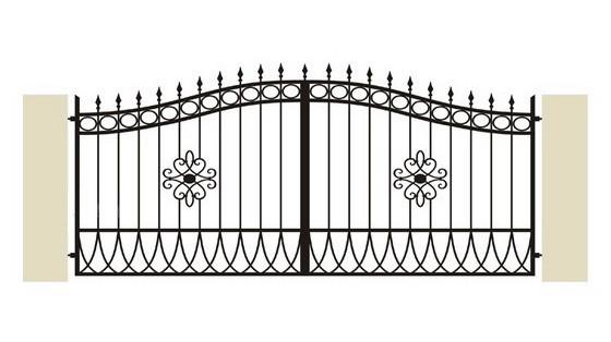 Hoftor aus Schmiedeeisen ''Münster''  031 