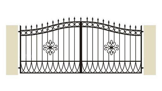 Hoftor aus Schmiedeeisen ''Münster''  031 