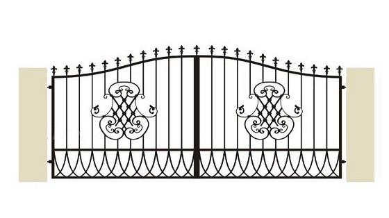 Hoftor aus Schmiedeeisen ``Baden-Württemberg`` 