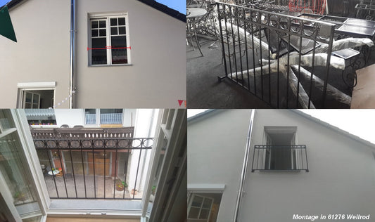 Französische Balkone aus Schmiedeeisen - Schmiedeeisen Profi