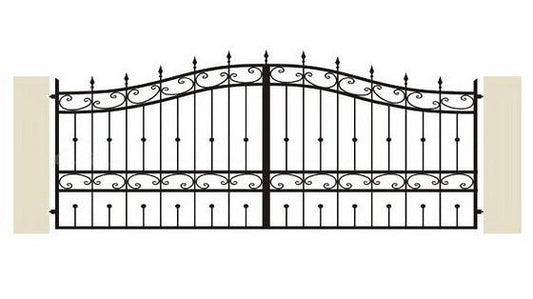 Hoftor aus Schmiedeeisen ''Köln'' - Schmiedeeisen Profi
