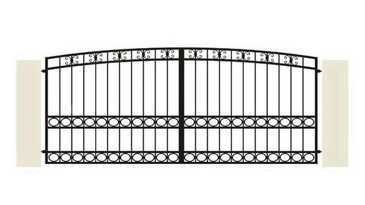 Hoftor aus Schmiedeeisen ''Mainz'' - Schmiedeeisen Profi