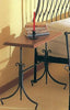 Nachttisch mit Holzplatte - Schmiedeeisen Profi